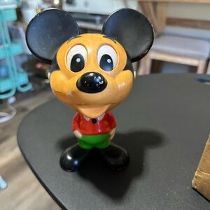 Vintage Mickey Mouse Pull String Talking Toy Disney Mattel 1976 WORKS Good Cond.
